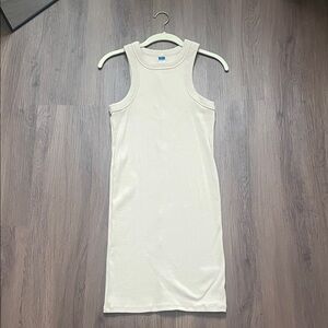 Old Navy Cream Midi Dress